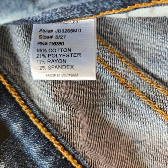 Judy Blue Cheetah Distressed Skinny Fit Womens SZ 5 / 27 - Picture 8 of 8